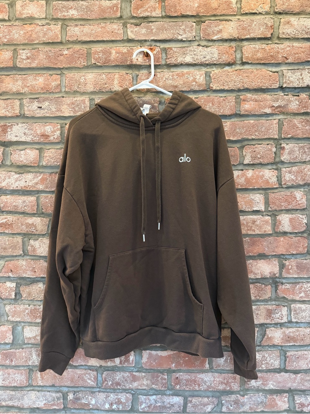 ALO Accolade Hoodie in Espresso (L)